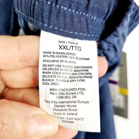 PGA Tour Navy Blue Golf Shorts NWT UPF 50 - Picture 8 of 8